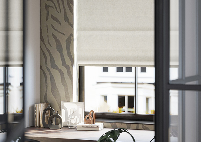 Tarbert, Mouse Grey - Twist&Fit Roman Blind - Image 5